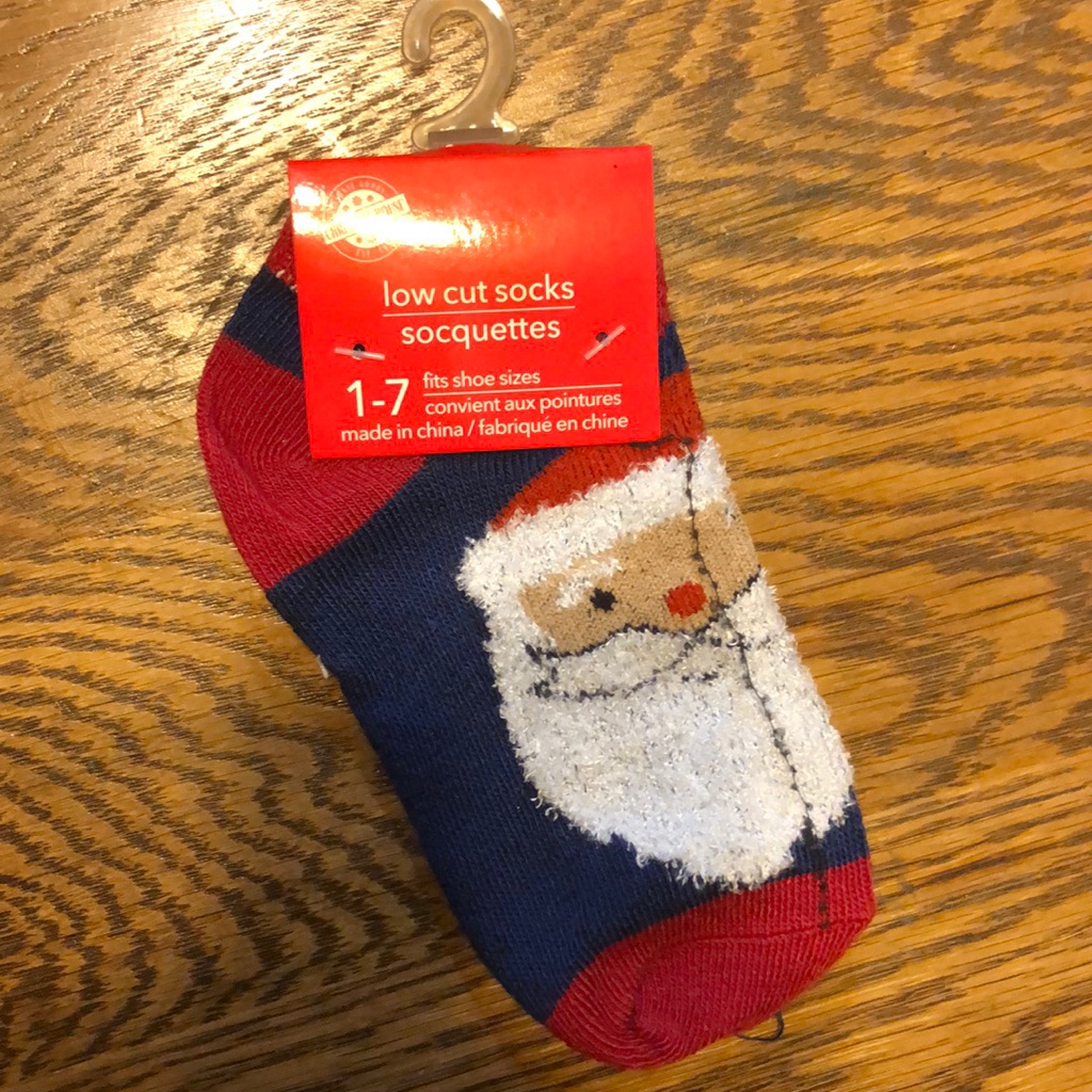 Santa Kids Socks One Through Seven